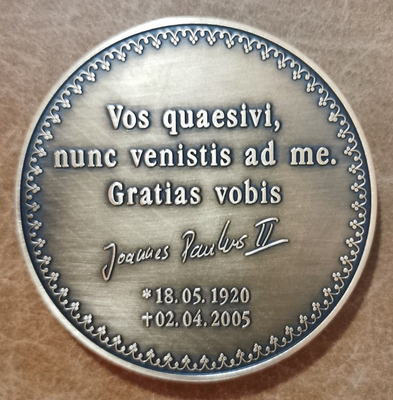 Medaila Malta 2005 - Ján Pavol II (UNC)
