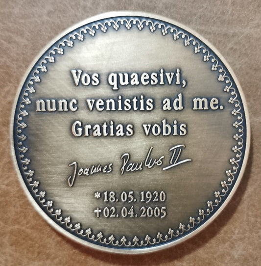 Medaila Malta 2005 - Ján Pavol II (UNC)