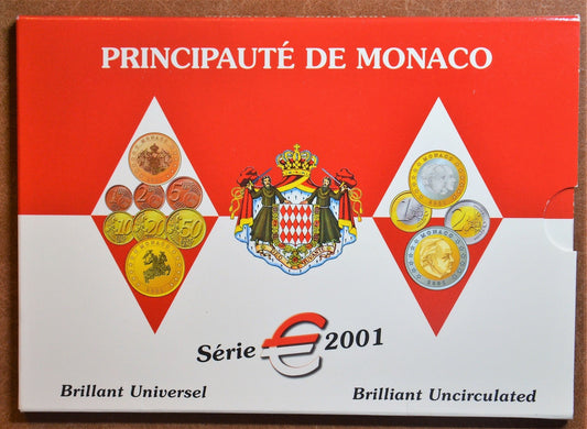Monaco 2001 sada 8 mincí (BU)