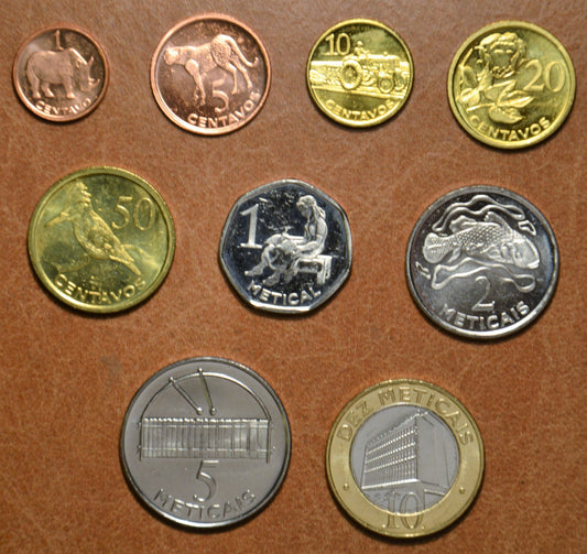 Mozambik 9 mincí 2006 (UNC)