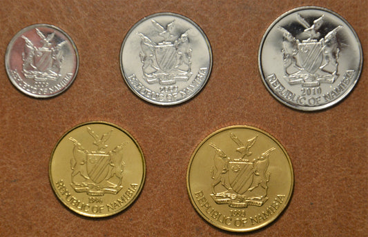 Namíbia 5 mincí 1993-2010 (UNC)