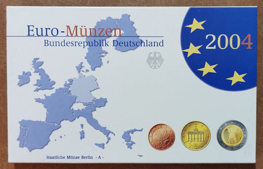 Nemecko 2004 "A" sada 8 euromincí (Proof)