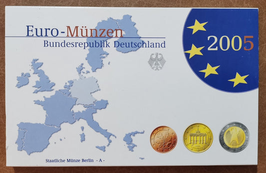 Nemecko 2005 "A" sada 8 euromincí (Proof)