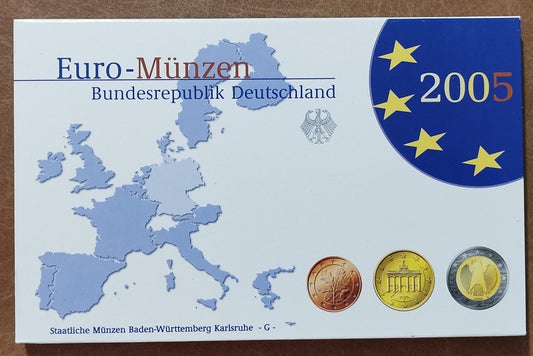 Nemecko 2005 "G" sada 8 euromincí (Proof)