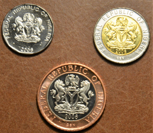 Nigeria 3 mince 2006 (UNC)