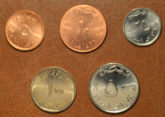 Omán 5 mincí 1983-2009 (UNC)