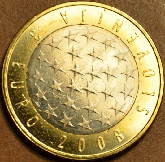 3 Euro Slovinsko 2008 (UNC)