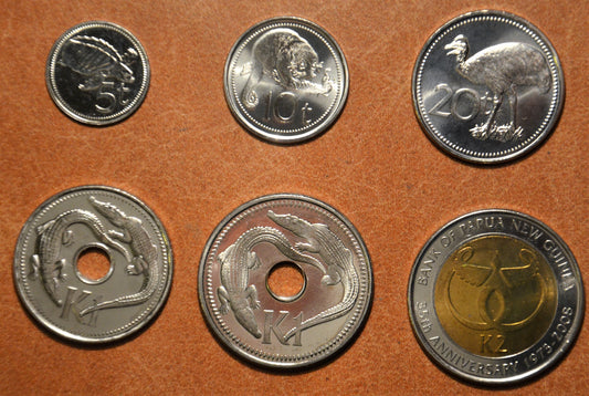 Papua-Nová Guinea 6 mincí 2009-2010 (UNC)