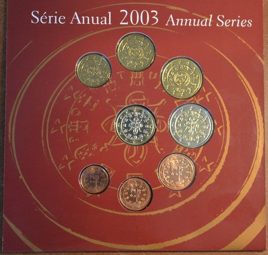 Portugalsko 2003 sada 8 mincí (BU)