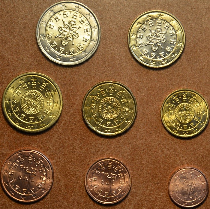Portugalsko 2003 sada 8 mincí (UNC)