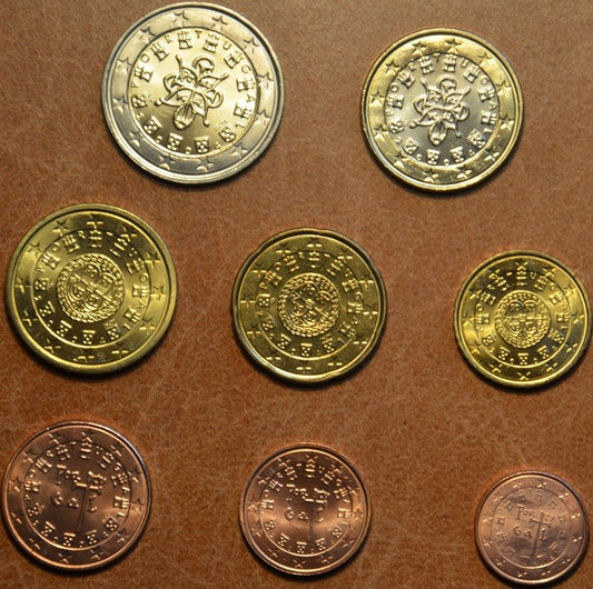 Portugalsko 2003 sada 8 mincí (UNC)