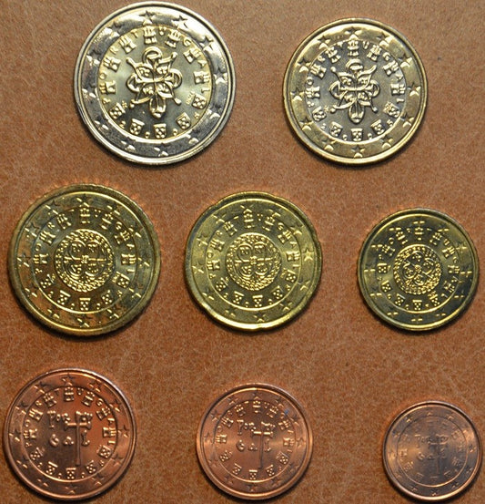 Portugalsko 2005 sada 8 mincí (UNC)
