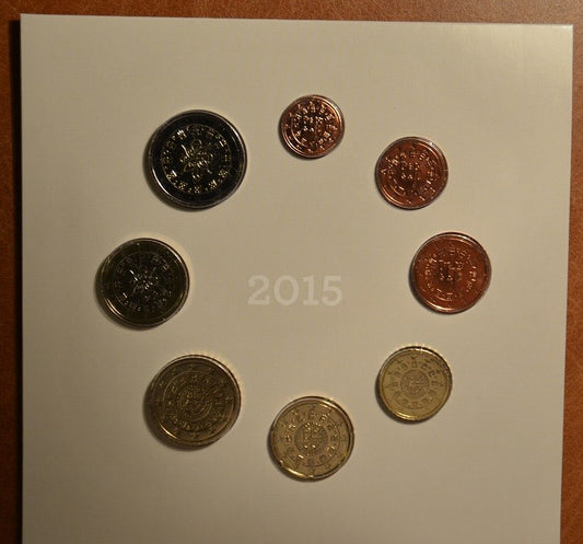 Portugalsko 2015 sada 8 mincí (BU)