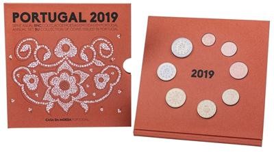 Portugalsko 2019 sada 8 mincí (BU)