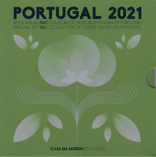 Portugalsko 2021 sada 8 mincí (BU)