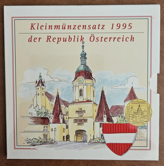 Rakúsko 1995 sada 6 mincí Krems (BU)