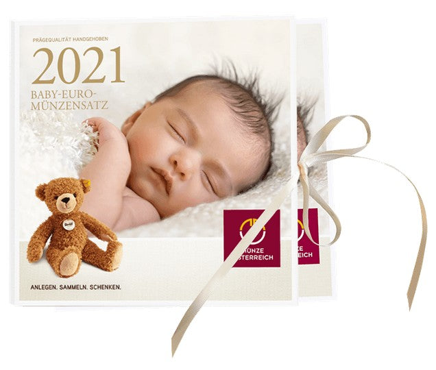 Rakúsko 2021 sada mincí baby (BU)