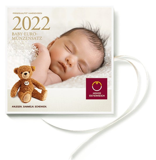 Rakúsko 2022 sada mincí baby (BU)