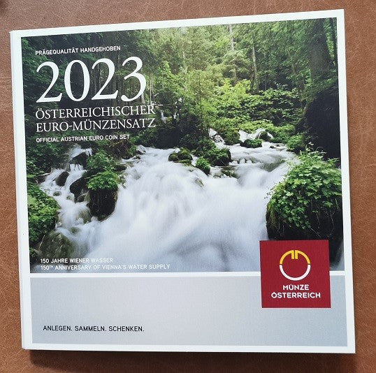 Rakúsko 2023 sada 8 mincí (BU)
