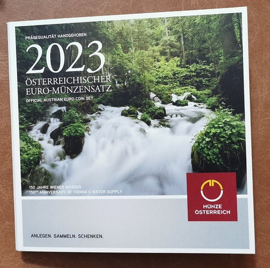Rakúsko 2023 sada 8 mincí (BU)