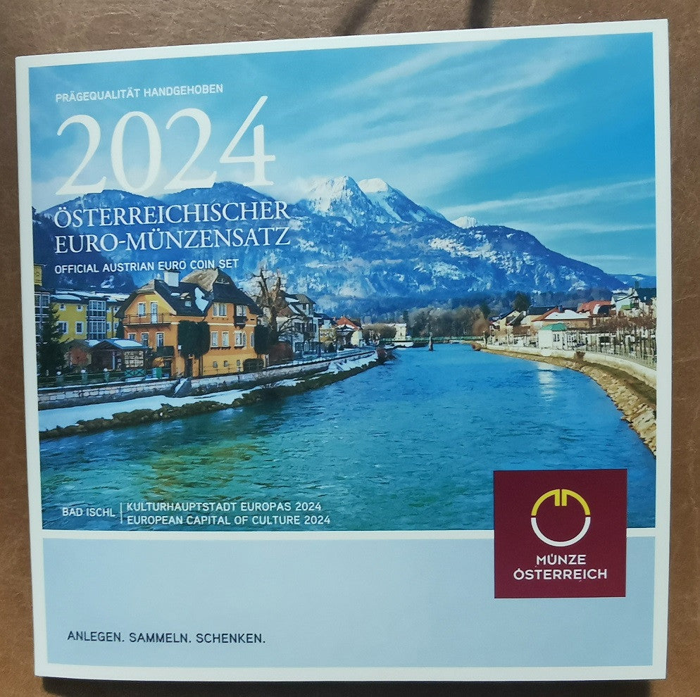 Rakúsko 2024 sada 8 mincí - Bad Ischl (BU)