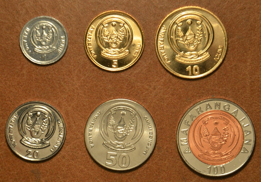 Rwanda 6 mincí 2003-2007 (UNC)