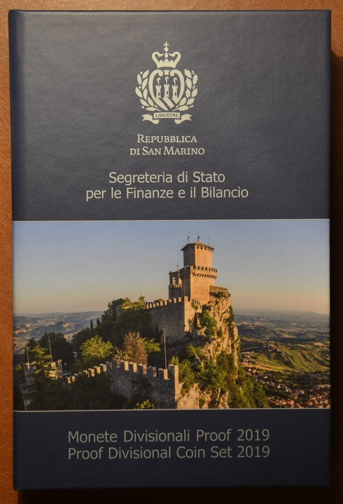 Sada 10 mincí San Marino 2019  (Proof)