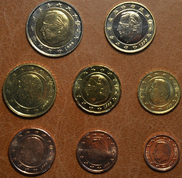 Belgicko 1999 sada 8 mincí (UNC)