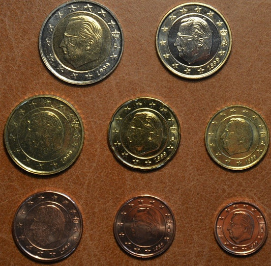 Belgicko 1999 sada 8 mincí (UNC)