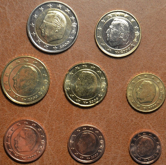 Belgicko 2000 sada 8 mincí (UNC)