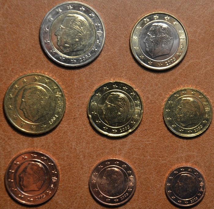 Belgicko 2005 sada 8 mincí (UNC)