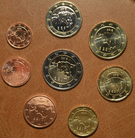 Sada 8 euromincí Estónsko 2018 (UNC)