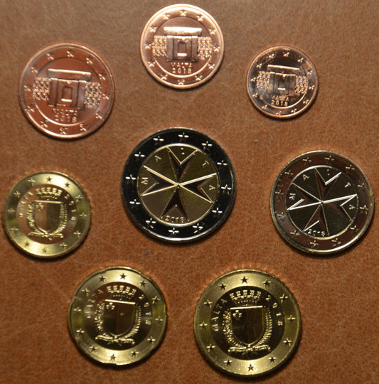 Sada 8 euromincí Malta 2018 (UNC)