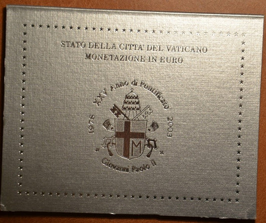 Sada 8 euromincí Vatikan 2003  (BU)