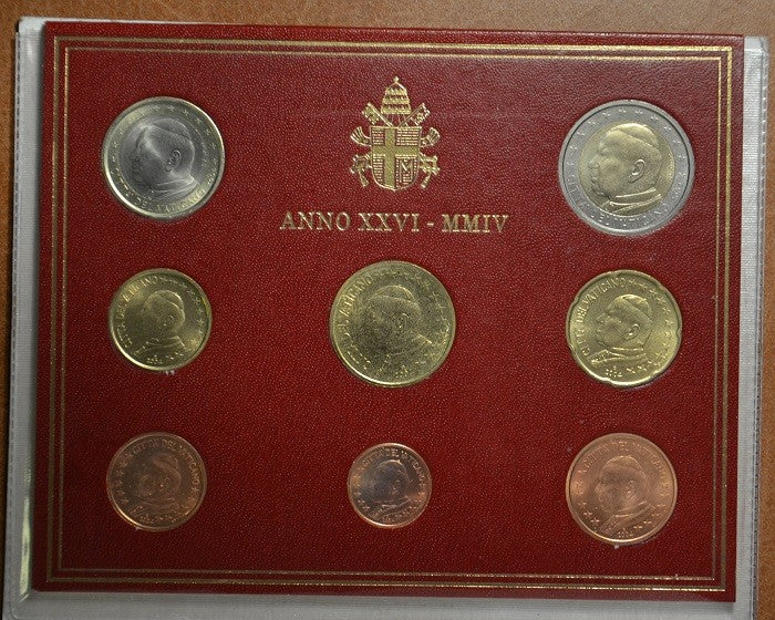 Sada 8 euromincí Vatikan 2004  (BU)