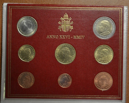 Sada 8 euromincí Vatikan 2004  (BU)