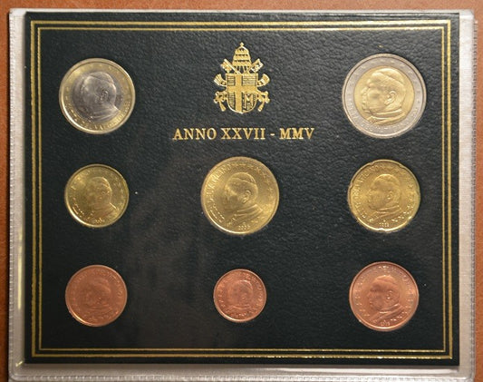Sada 8 euromincí Vatikan 2005  (BU)