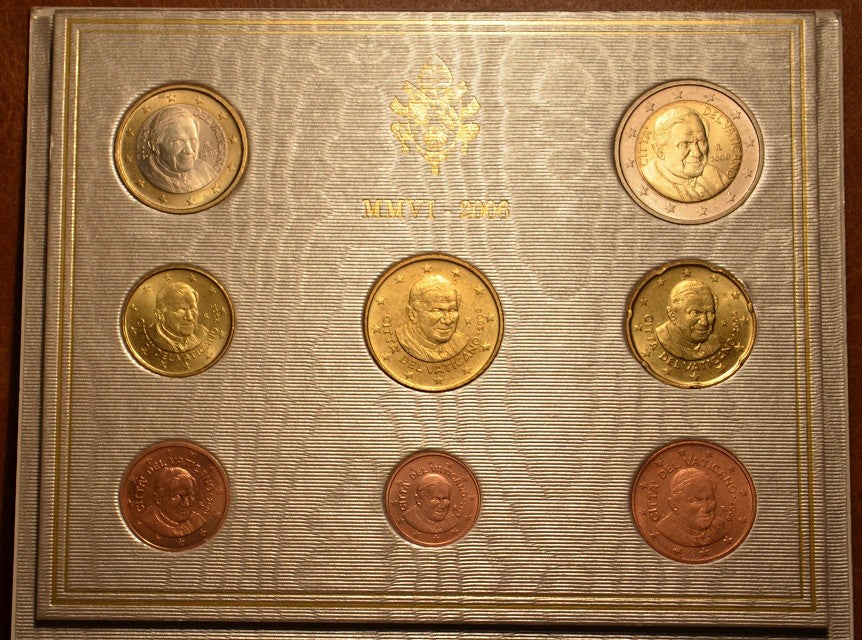 Sada 8 euromincí Vatikan 2006  (BU)