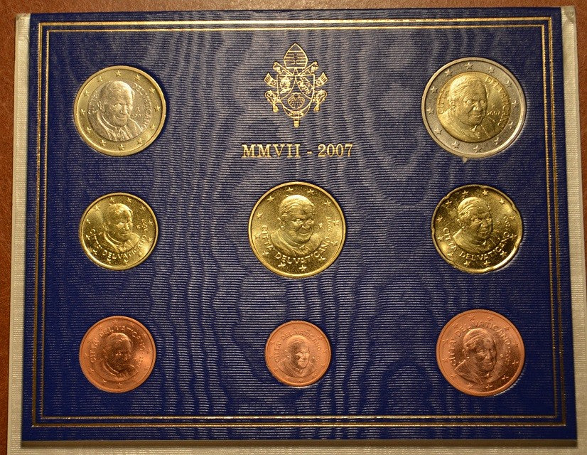 Sada 8 euromincí Vatikan 2007  (BU)