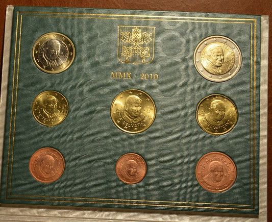 Sada 8 euromincí Vatikan 2010  (BU)