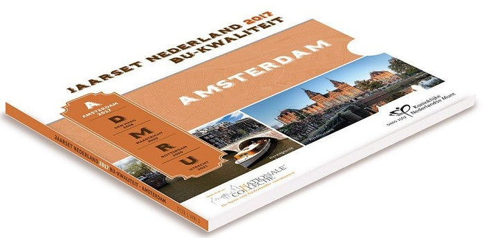 Holandsko 2017 - sada 8 mincí Amsterdam (BU)