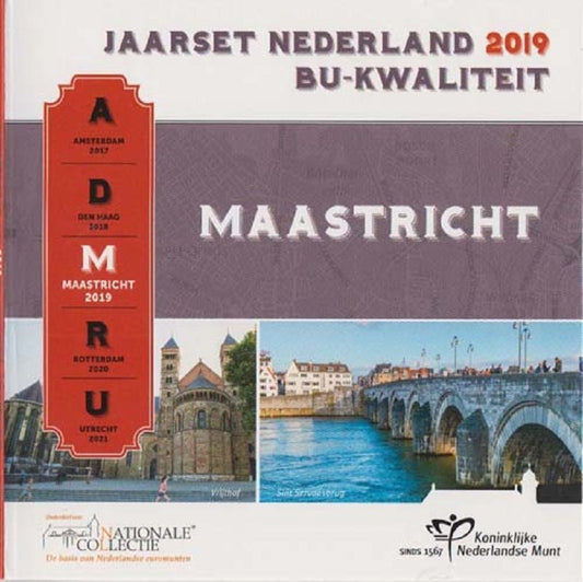 Holandsko 2019 sada 8 mincí Maastricht  (BU)