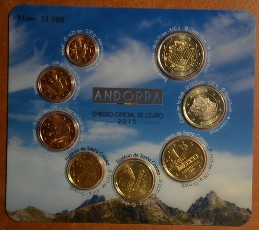 Andorra 2015 sada 8 mincí (BU)