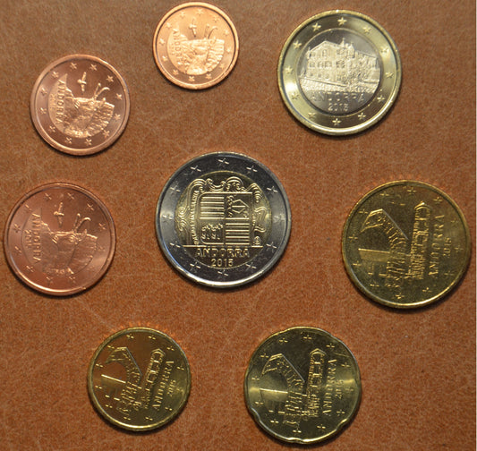 Andorra 2015 sada 8 mincí (UNC)