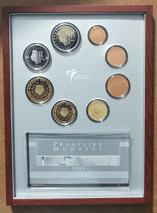 Holandsko 2002 sada 8 mincí (Proof)