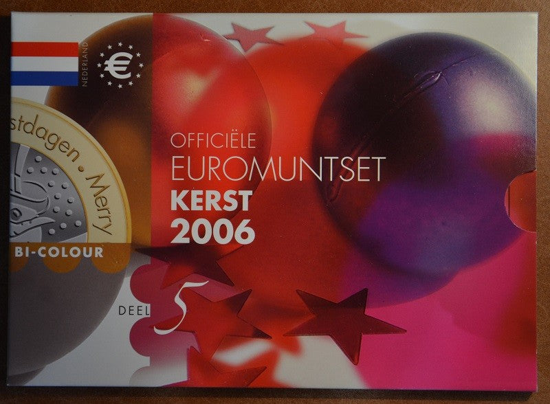 Holandsko 2006 sada 8 mincí Vianoce (BU)