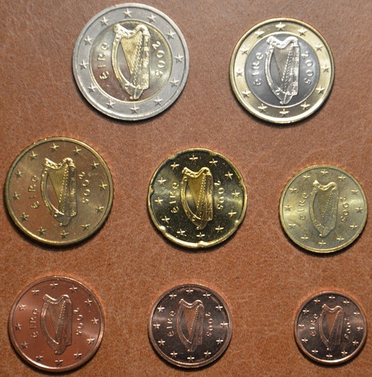 Írsko 2005 sada 8 mincí (UNC)