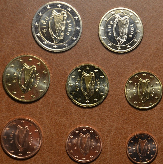 Írsko 2009 sada 8 mincí (UNC)