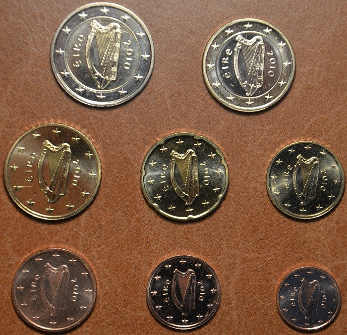 Írsko 2010 sada 8 mincí (UNC)