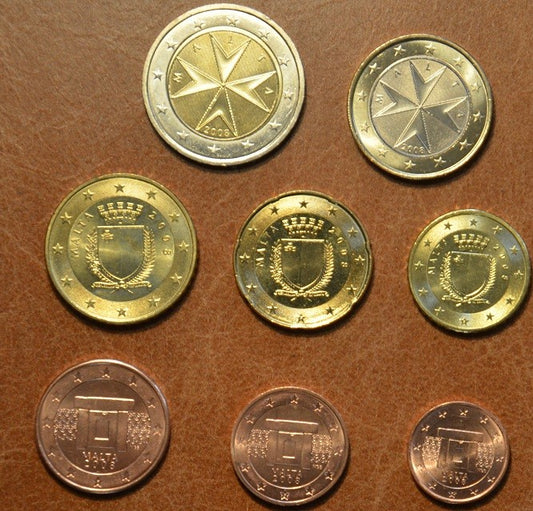 Sada 8 mincí Malta 2008 (UNC)